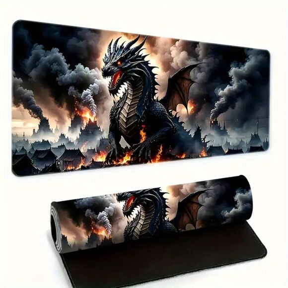 Dragon Gaming Mouse Pad Non-Slip, Durable for Gaming & Office XL 11.8 x 27.5 - Picture 1 of 4